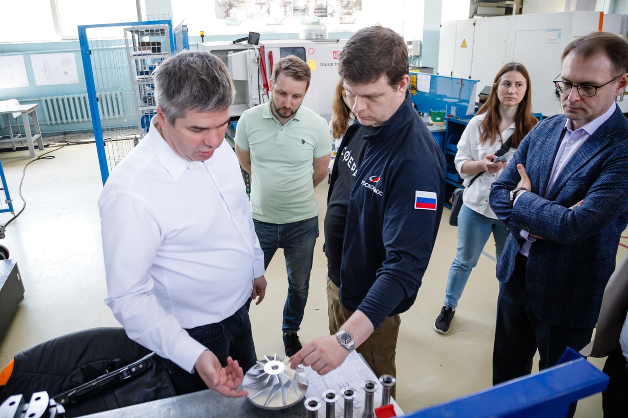 Делегация Госкорпорации "Роскосмос" в ПИАШ